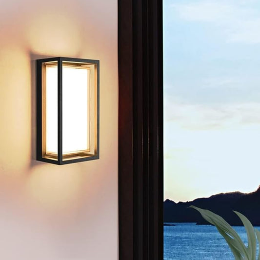 🏠 Outdoor LED Wall Light – 15W Waterproof Sconce, 3000K Warm Glow